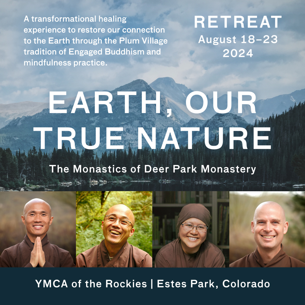 “Earth Our True Nature” – RMNP retreat this August – Eyes of Compassion